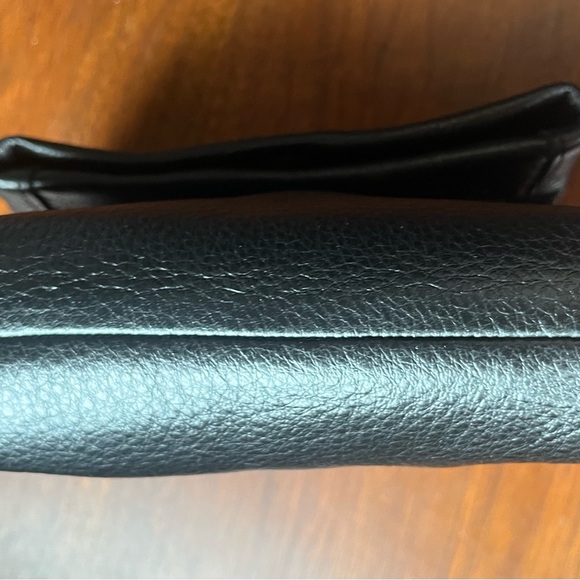 Aimee Kestenberg Pebbled Black Leather Mini Magnetic Crossbody Handbag EUC - Picture 10 of 11